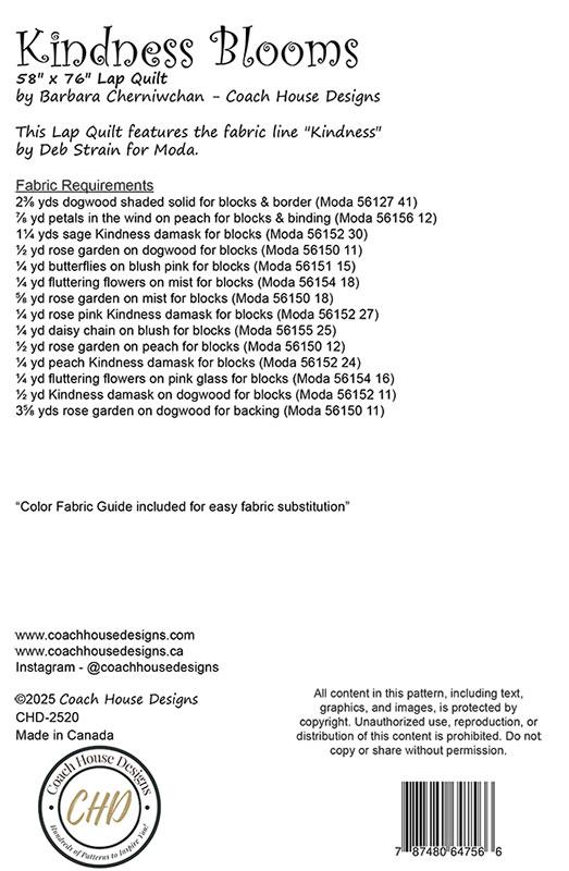 Kindness Blooms - Quilt Pattern