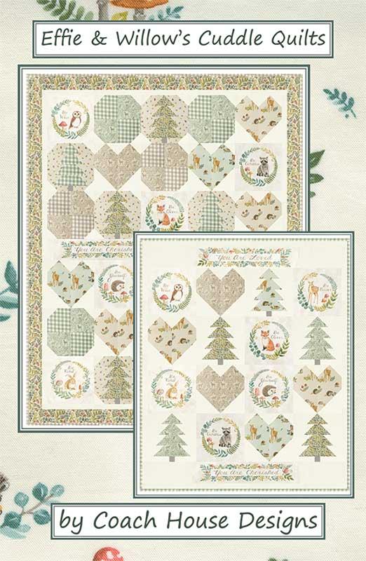 Effie & Willow's Cuddle Quilts - Quilt Pattern, zoomed in. Select this picture to zoom back out.