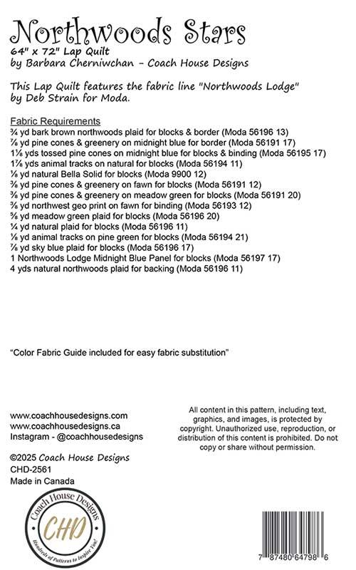 Northwoods Stars - Quilt Pattern