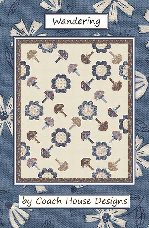Wandering in the Meadows - Quilt Pattern, zoomed in. Select this picture to zoom back out.