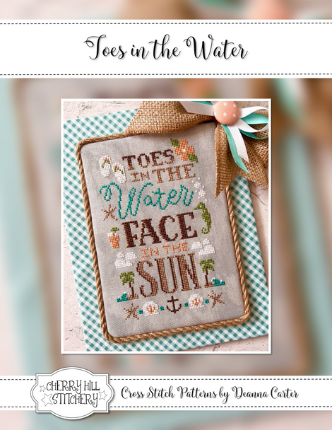 Toes In The Water - Cross Stitch Pattern