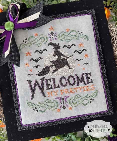Welcome My Pretties - Halloween Cross Stitch Pattern