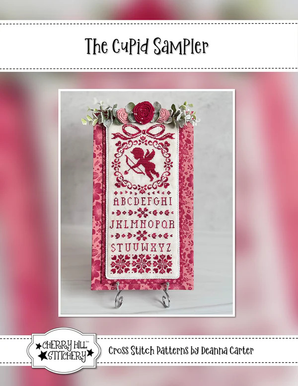 The Cupid Sampler - Valentine Cross Stitch Pattern