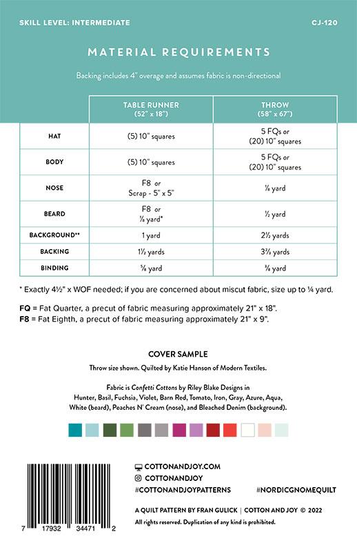 Nordic Gnome - Quilt Pattern