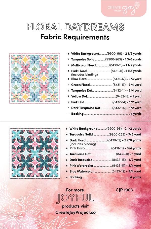 Floral Daydreams - Quilt Pattern