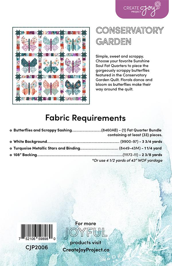 Conservatory Garden - Quilt Pattern