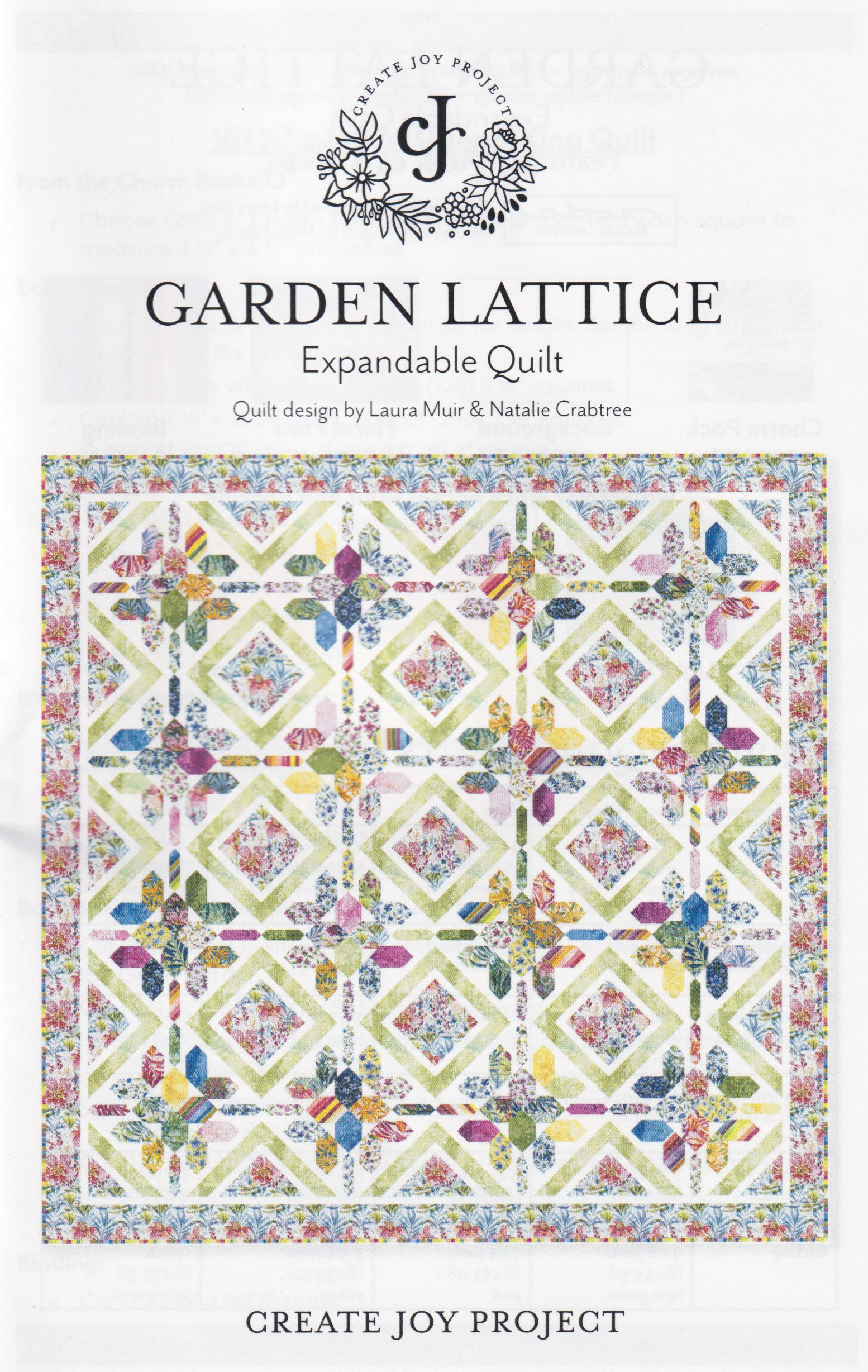 Garden Lattice - Quilt Pattern