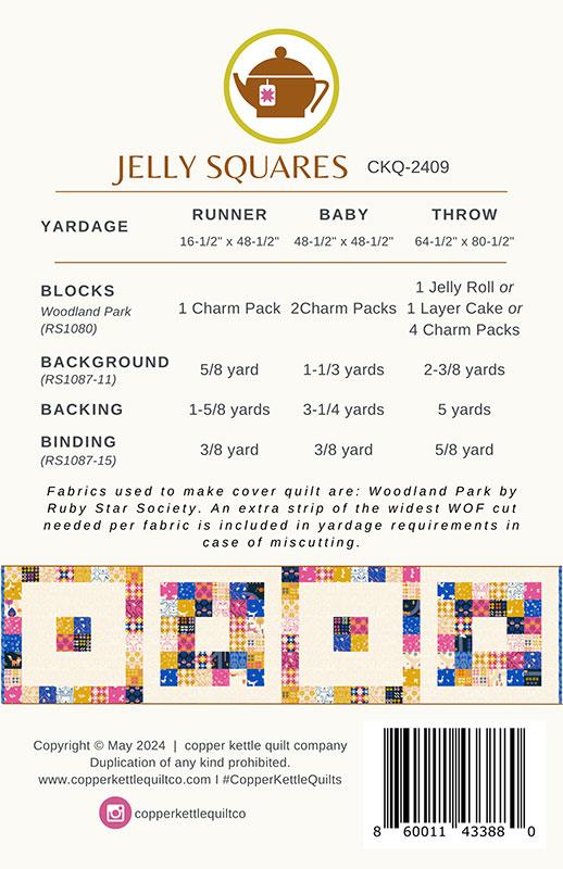 Jelly Squares - Quilt Pattern