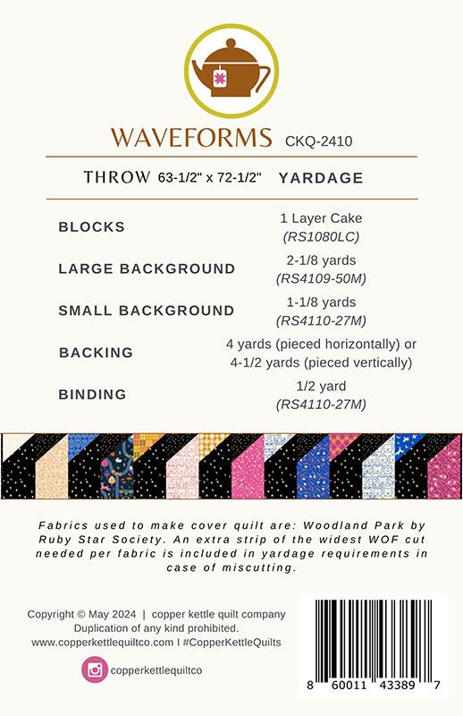 Waveforms - Quilt Pattern