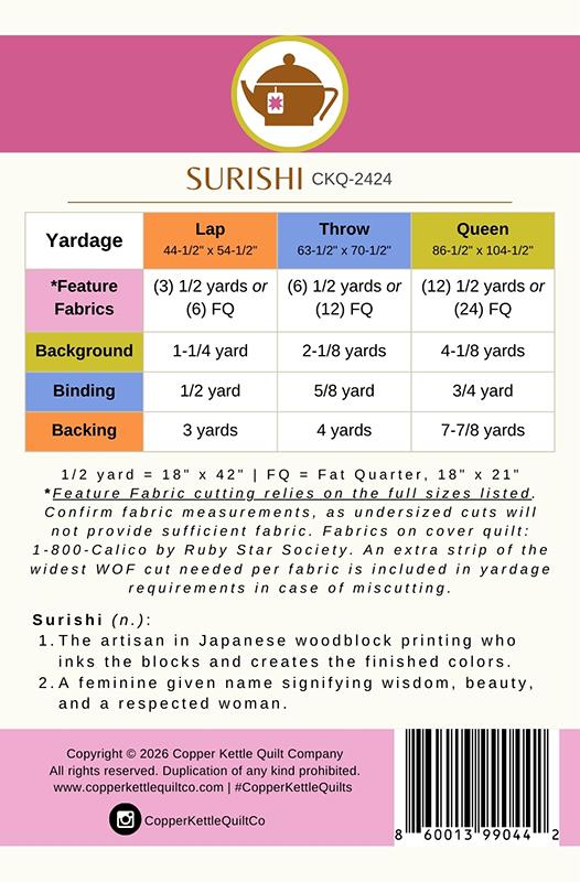 Surishi - Quilt Pattern