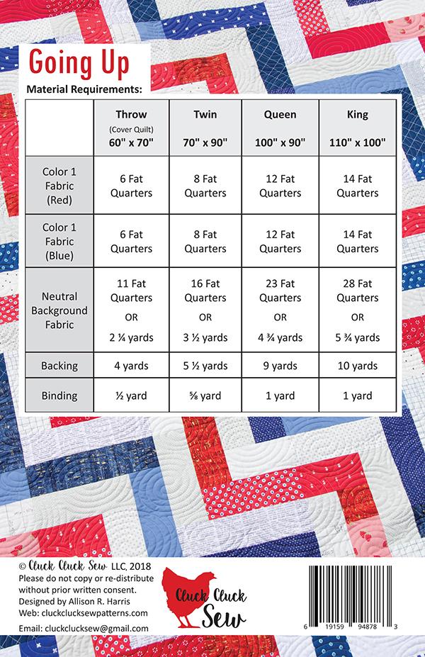 Going Up - Quilt Pattern
