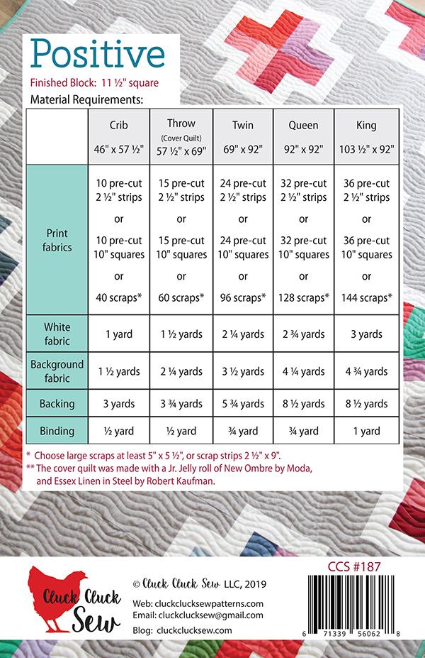 Positive - Quilt Pattern