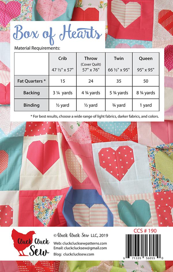 Box of Hearts - Quilt Pattern