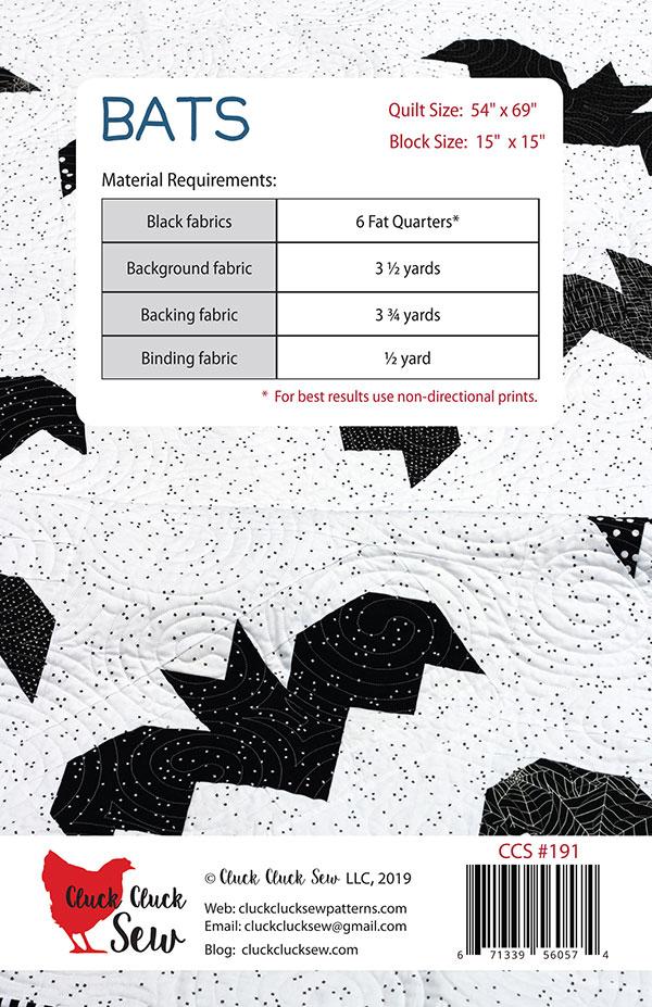 Bats - Quilt Pattern