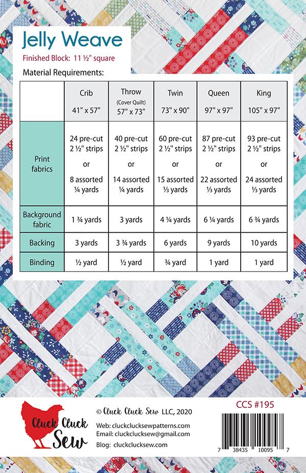 Jelly Weave - Quilt Pattern