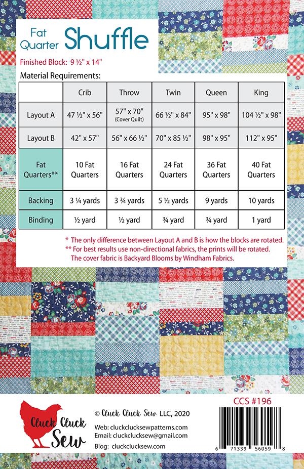 Fat Quarter Shuffle - Quilt Pattern
