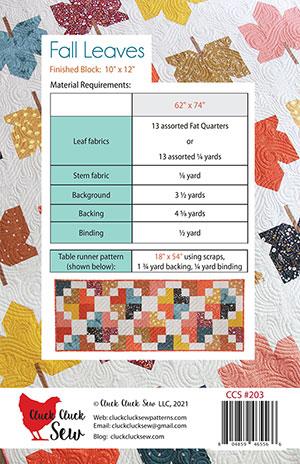 Fall Leaves - Quilt Pattern