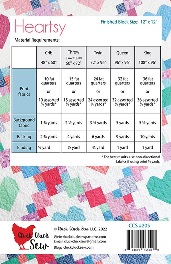 Heartsy - Quilt Pattern