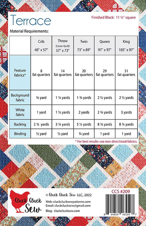 Terrace - Quilt Pattern