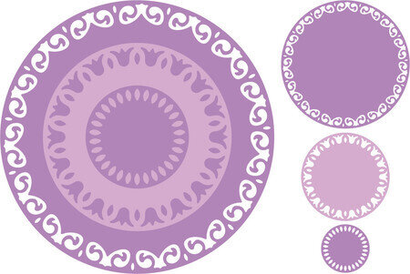 Stockholm Serenity Circle Boutique Stackers Frame Dies