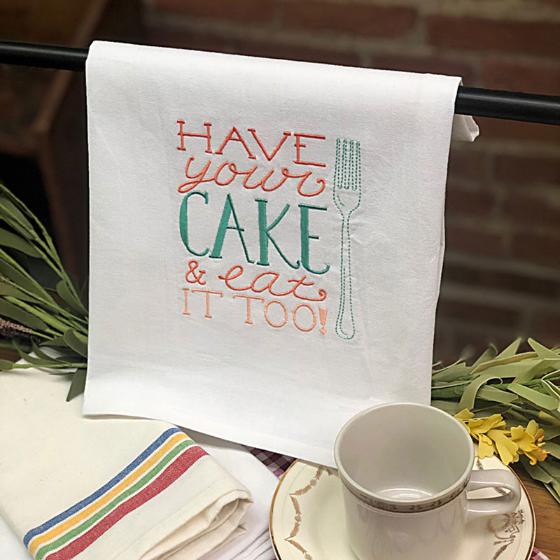 Dirty Laundry Towel Have Cake