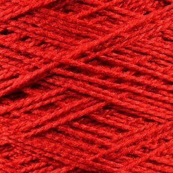 Needloft Craft Yarn 20 Yard Card - Red