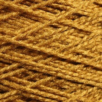 Needloft Craft Yarn 20 Yard Card - Gold, zoomed in. Select this picture to zoom back out.