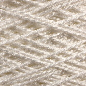 Needloft Craft Yarn 20 Yard Card - White