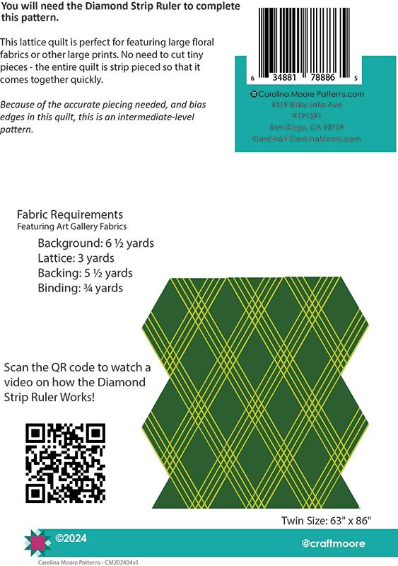 Diamond Lattice - Quilt Pattern