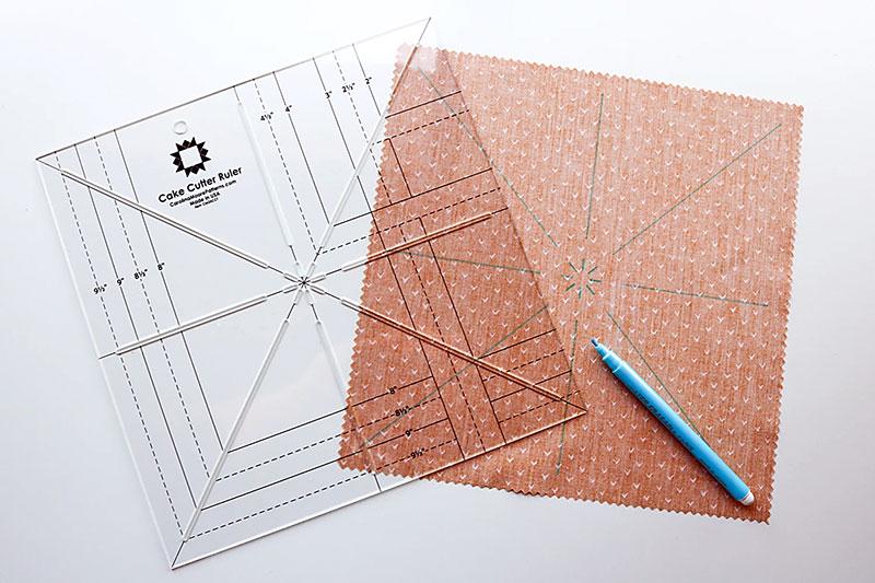 10" Cake Cutter - Quilting Ruler