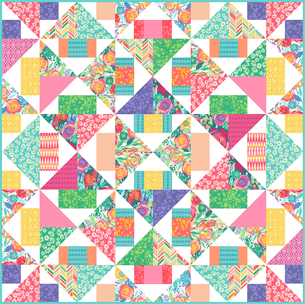 Crystal Manning Fruit Punch Quilt Pattern 123Stitch