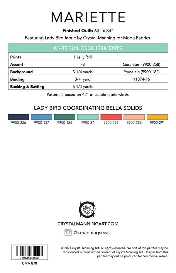 Mariette - Quilt Pattern