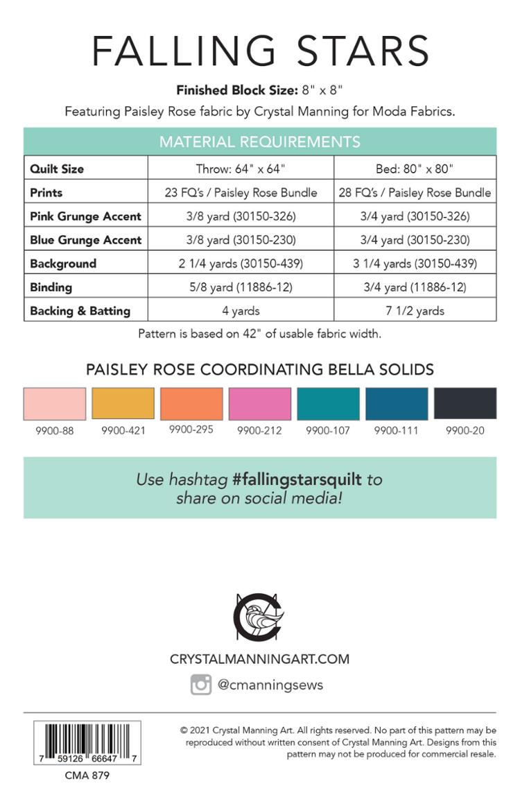 Falling Stars - Quilt Pattern