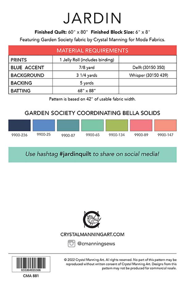 Jardin - Quilt Pattern