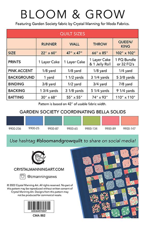Bloom and Grow - Quilt Pattern