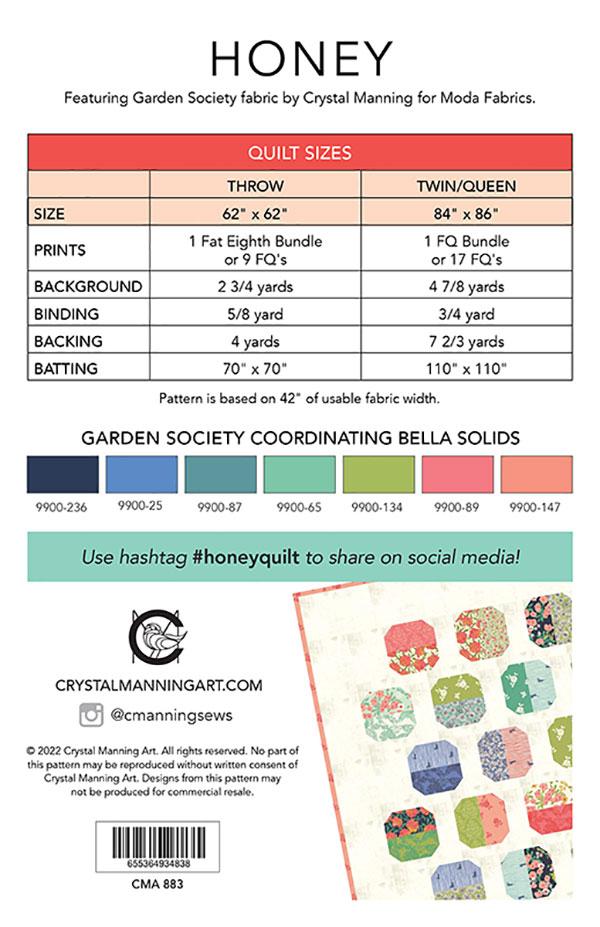 Honey - Quilt Pattern