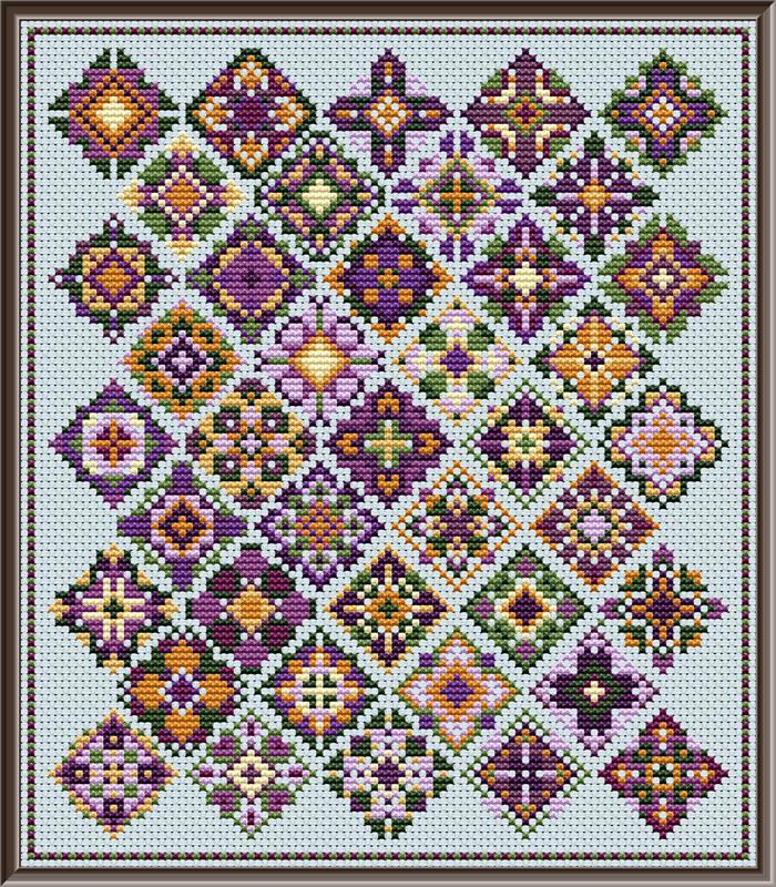 Violets for Vera - Cross Stitch Pattern