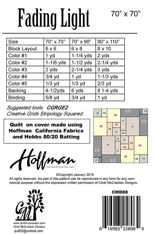 Fading Light - Quilt Pattern