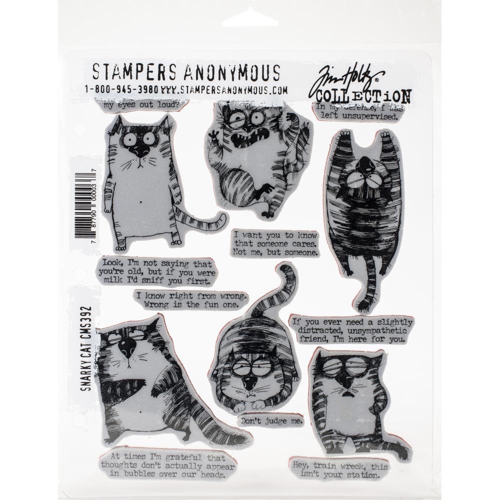 Snarky Cat - Clear Stamp