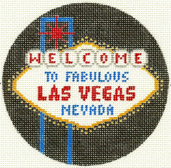 Las Vegas Ornament - Needlepoint Canvas
