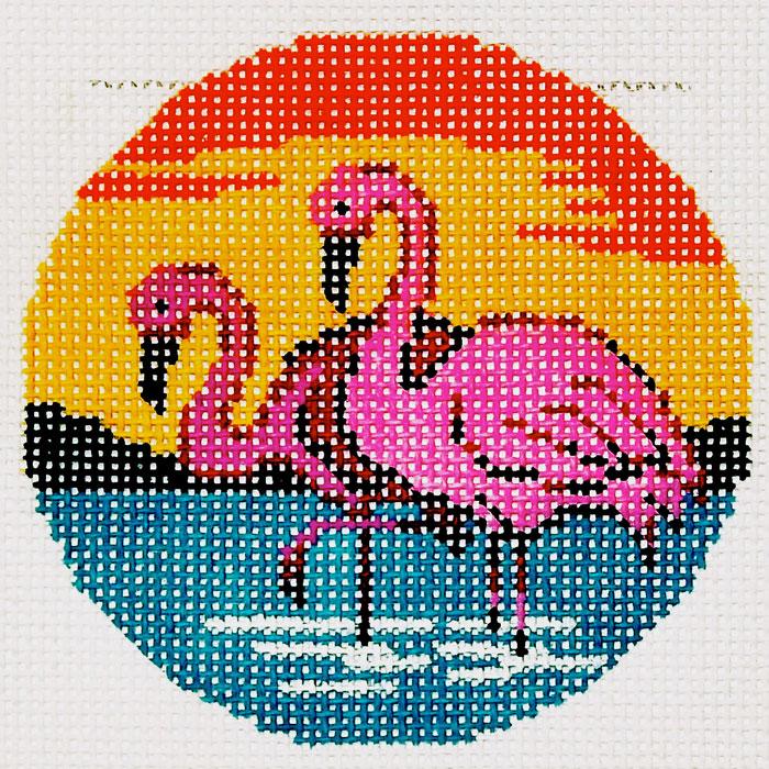 Flamingo - Needlepoint Canvas