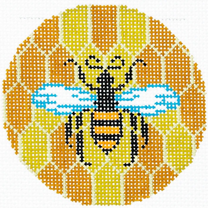 Bee & Hive - Needlepoint Canvas