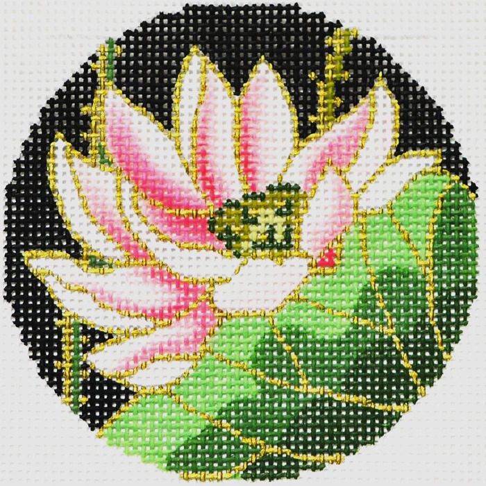 Lotus - Needlepoint Canvas