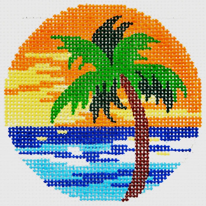 Palm - Needlepoint Canvas
