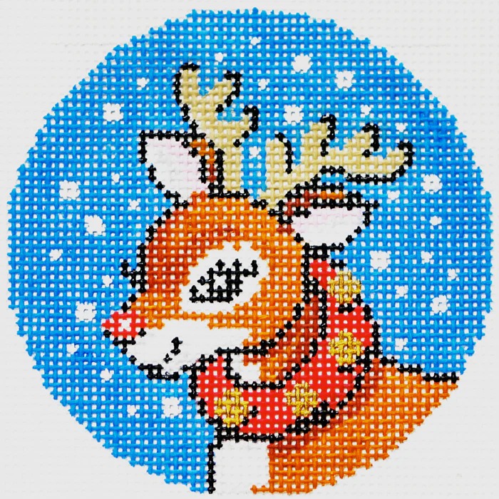 Rudolph - Christmas Needlepoint Canvas