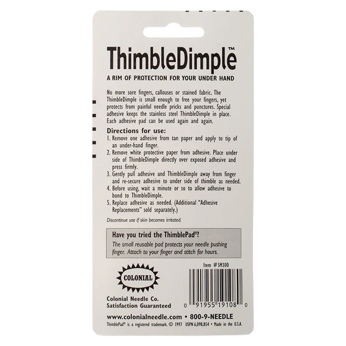 Colonial Thimble Dimple
