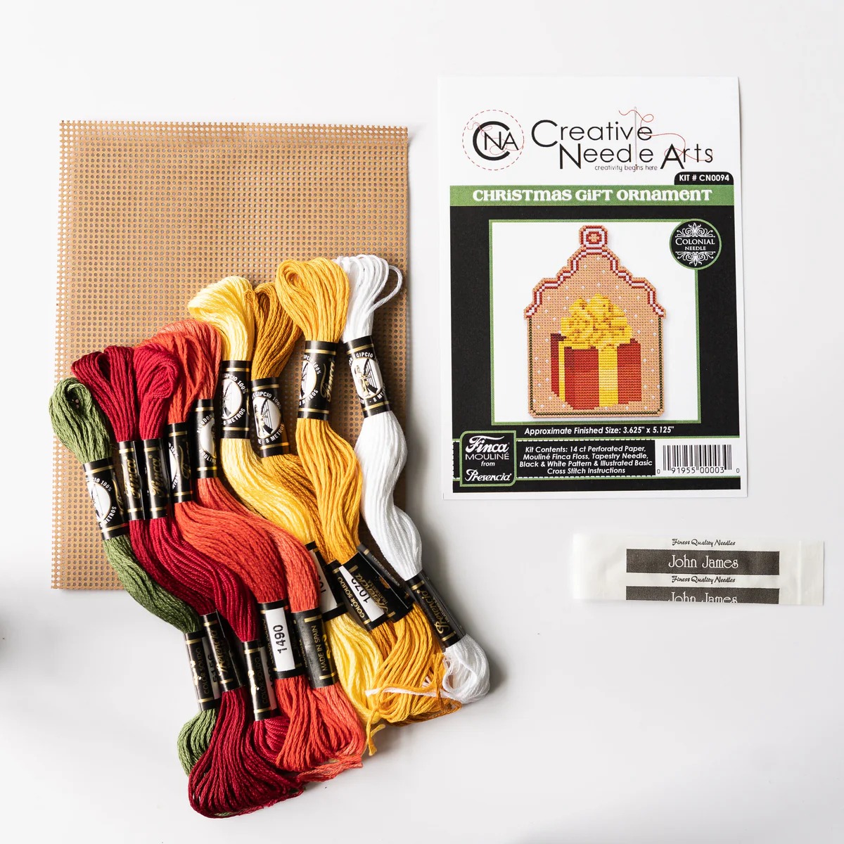 Christmas Gift Ornament - Cross Stitch Kit