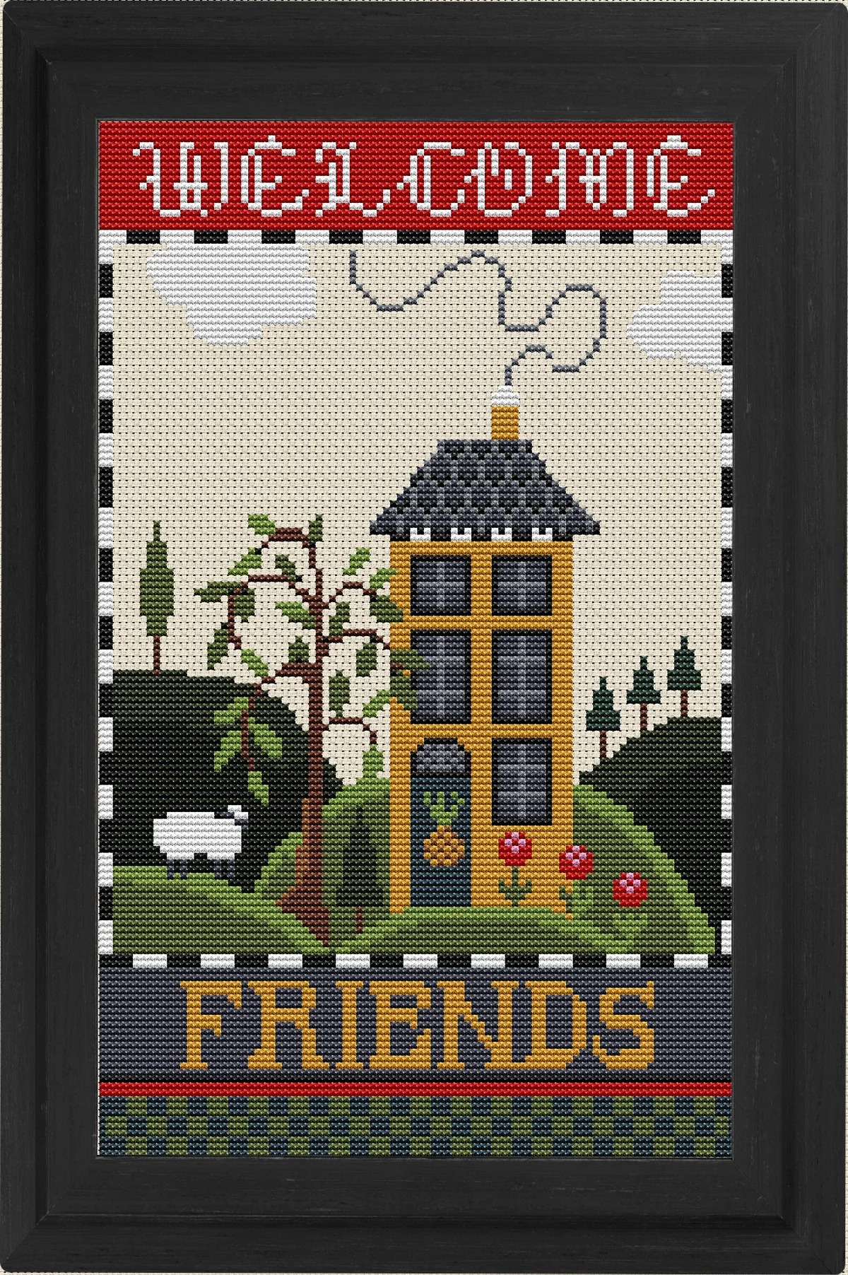 Welcome Friends - Cross Stitch Kit