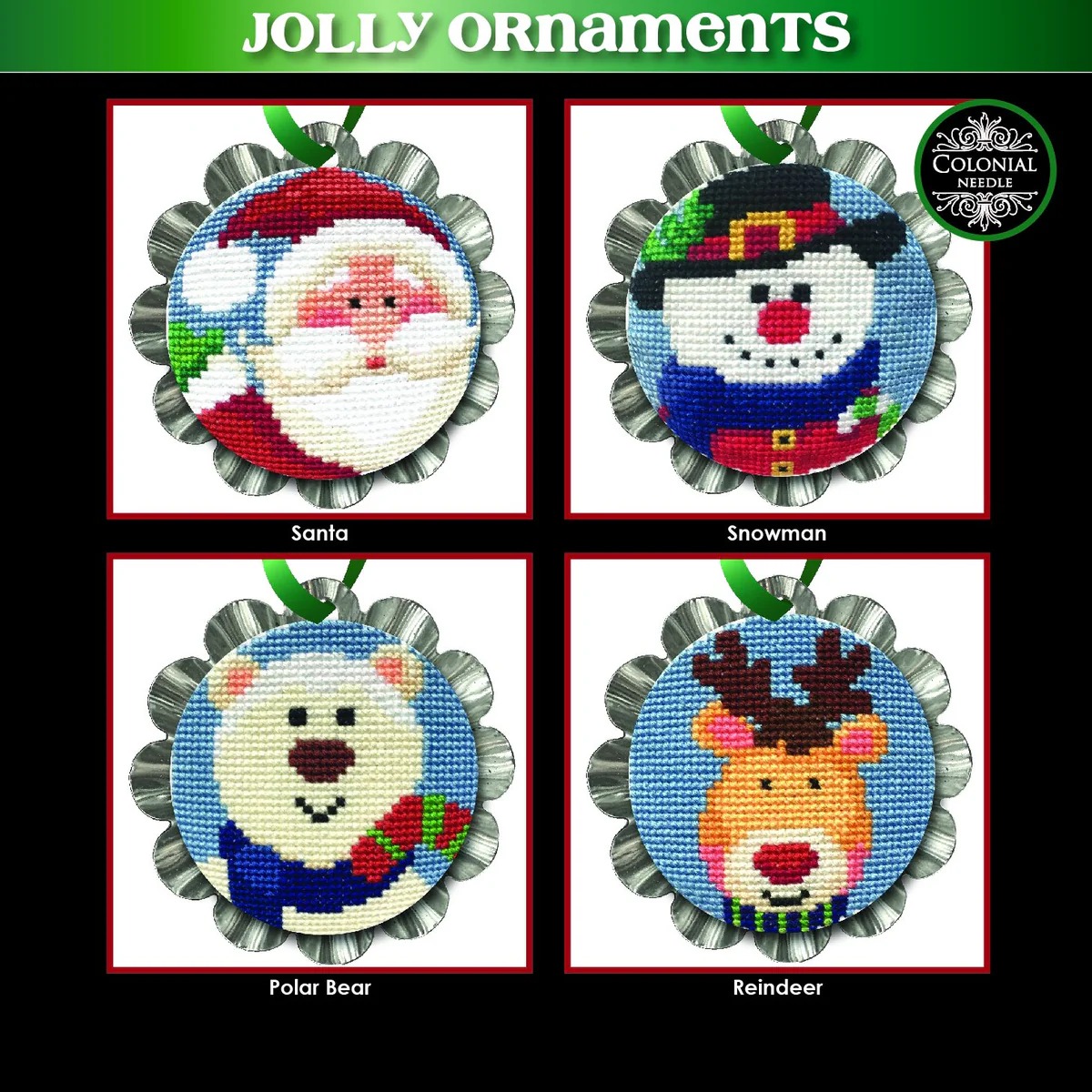 4 Jollys - Christmas Cross Stitch Kit