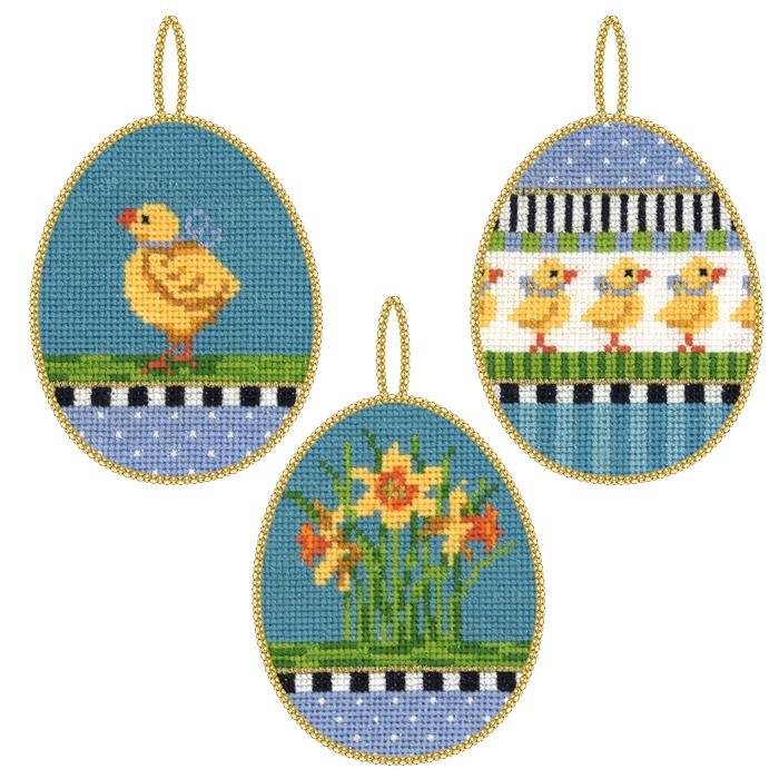 Easter Eggs #3 - Cross Stitch Kit